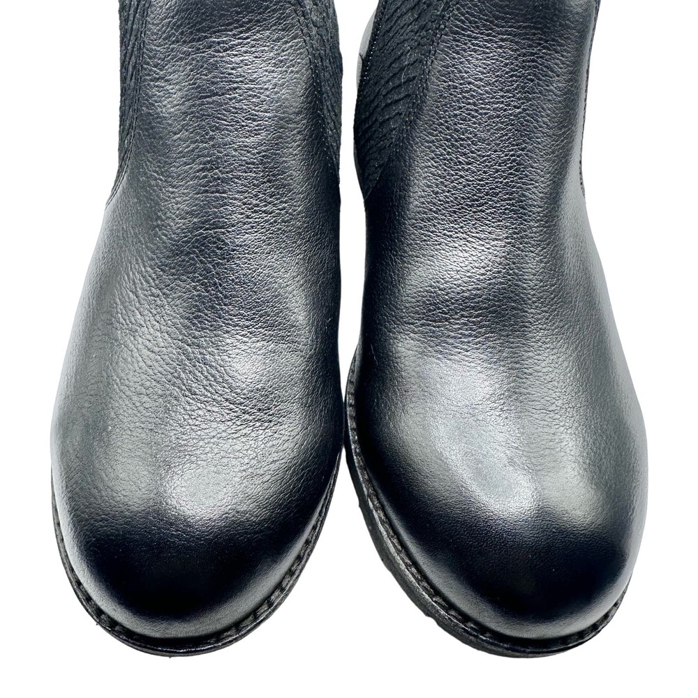 Abeo | Women | Darlington Black Leather Side Zip Ankle Booties | Size 7 - Picture 7 of 14